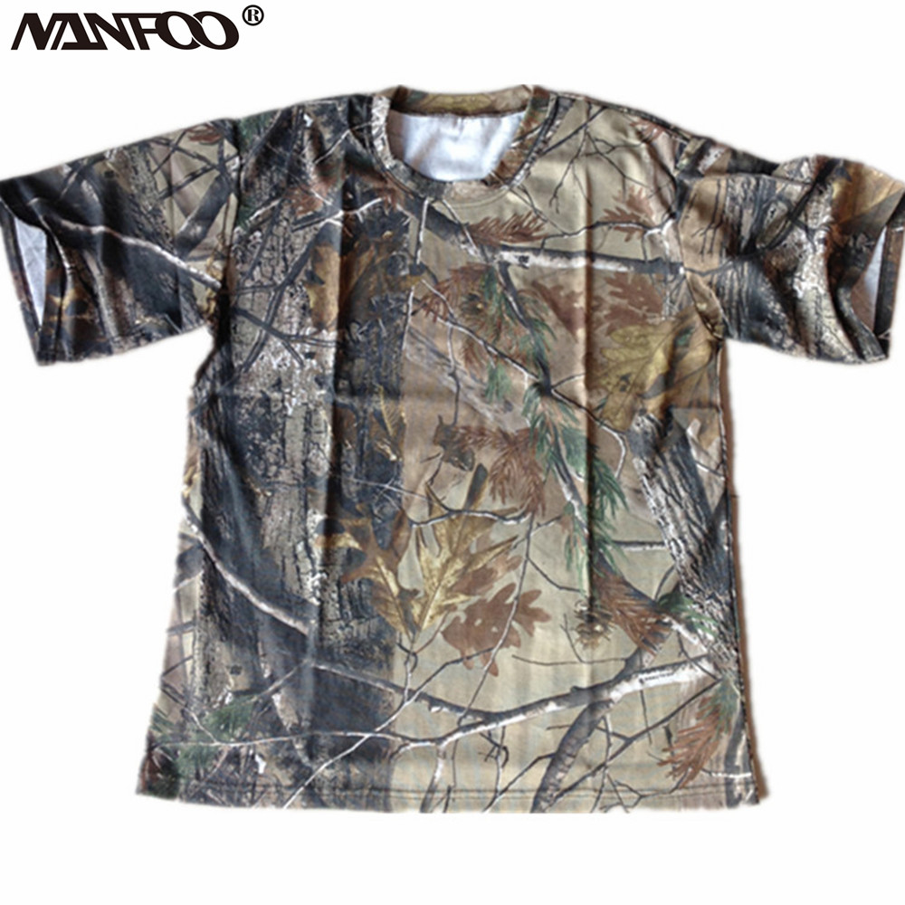 Hunting Outdoor Shows - Men’s Summer Short-Sleeved T-Shirt Round Collar