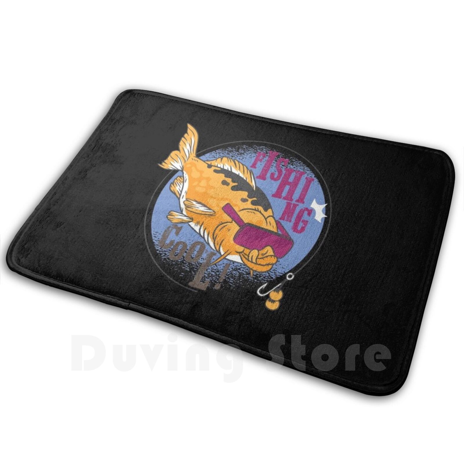 Hunting Outdoor Rug - Fishing Cool! Carpet Mat Rug Cushion