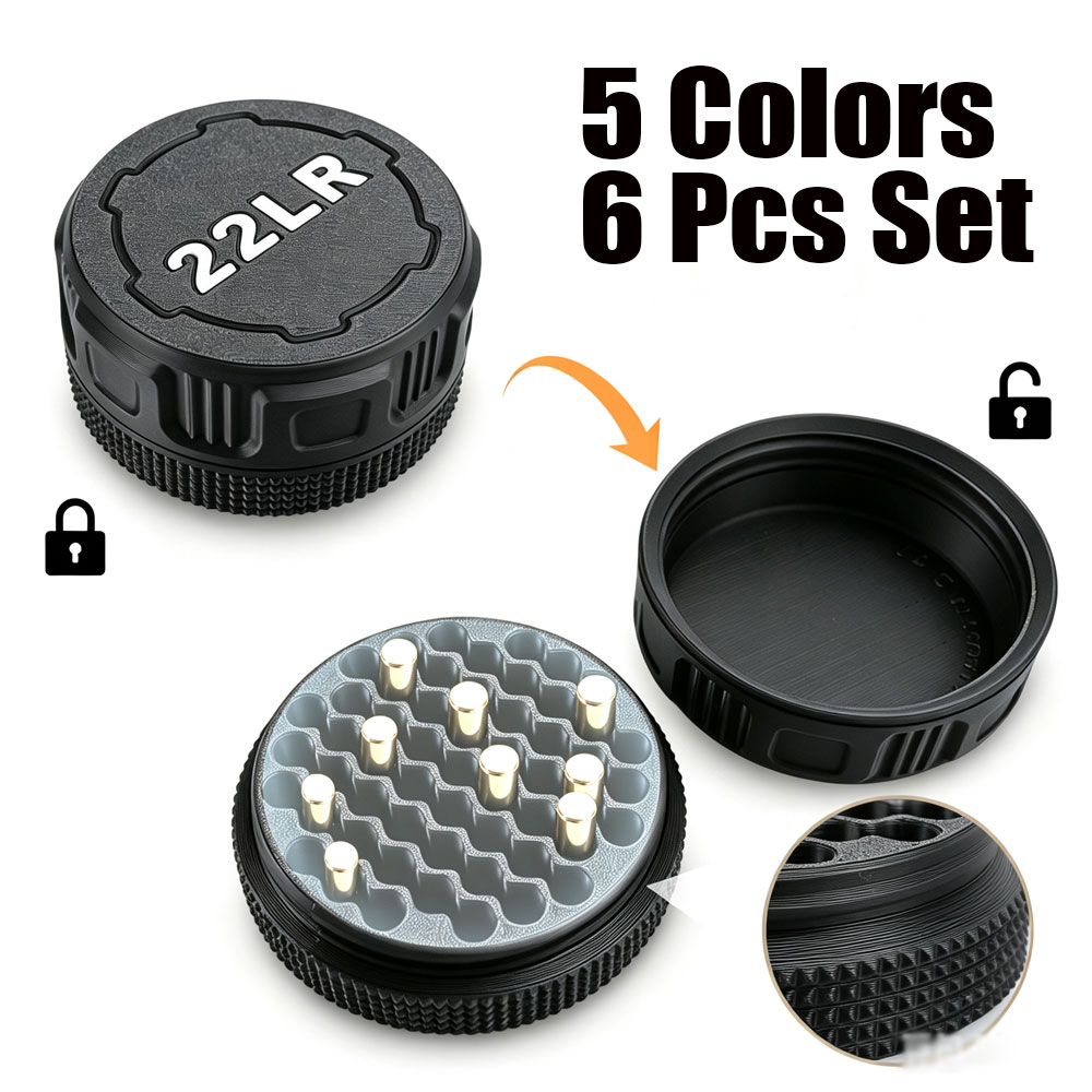 Hunting & Outdoor Supplies - 6Pcs Ammo Storage Box .22LR 55