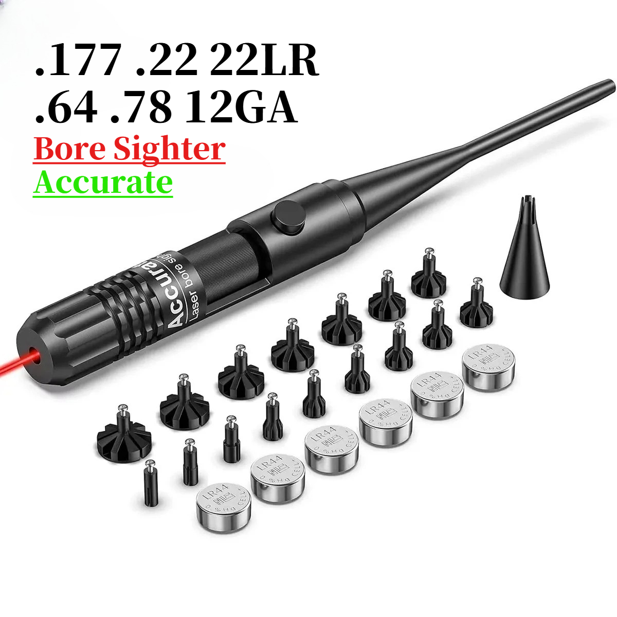 Tactical Green Red Laser Bore  - Laser Boresighter Kit 评论和价格