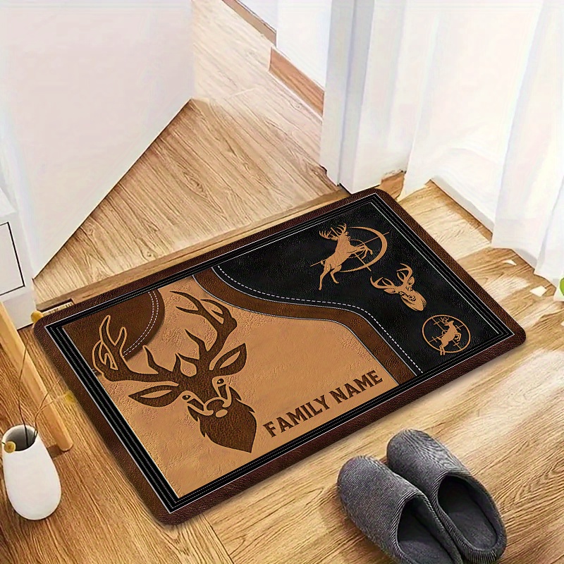 VIKAMA  Elk Skull Totem Huntin - Hunting Outdoor Rug 评论和价格