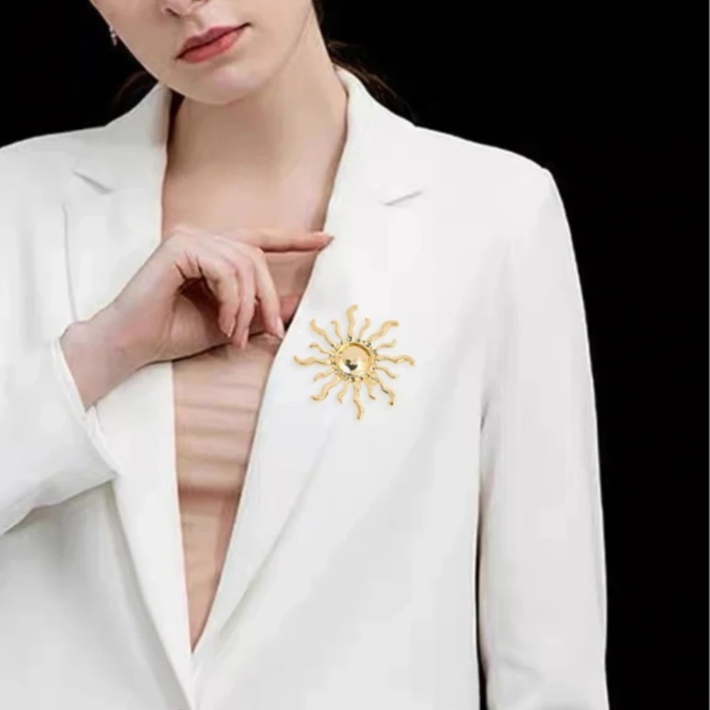 Sunburst Flower Alloy Brooch R - Hunting Outdoor Rug 评论和价格