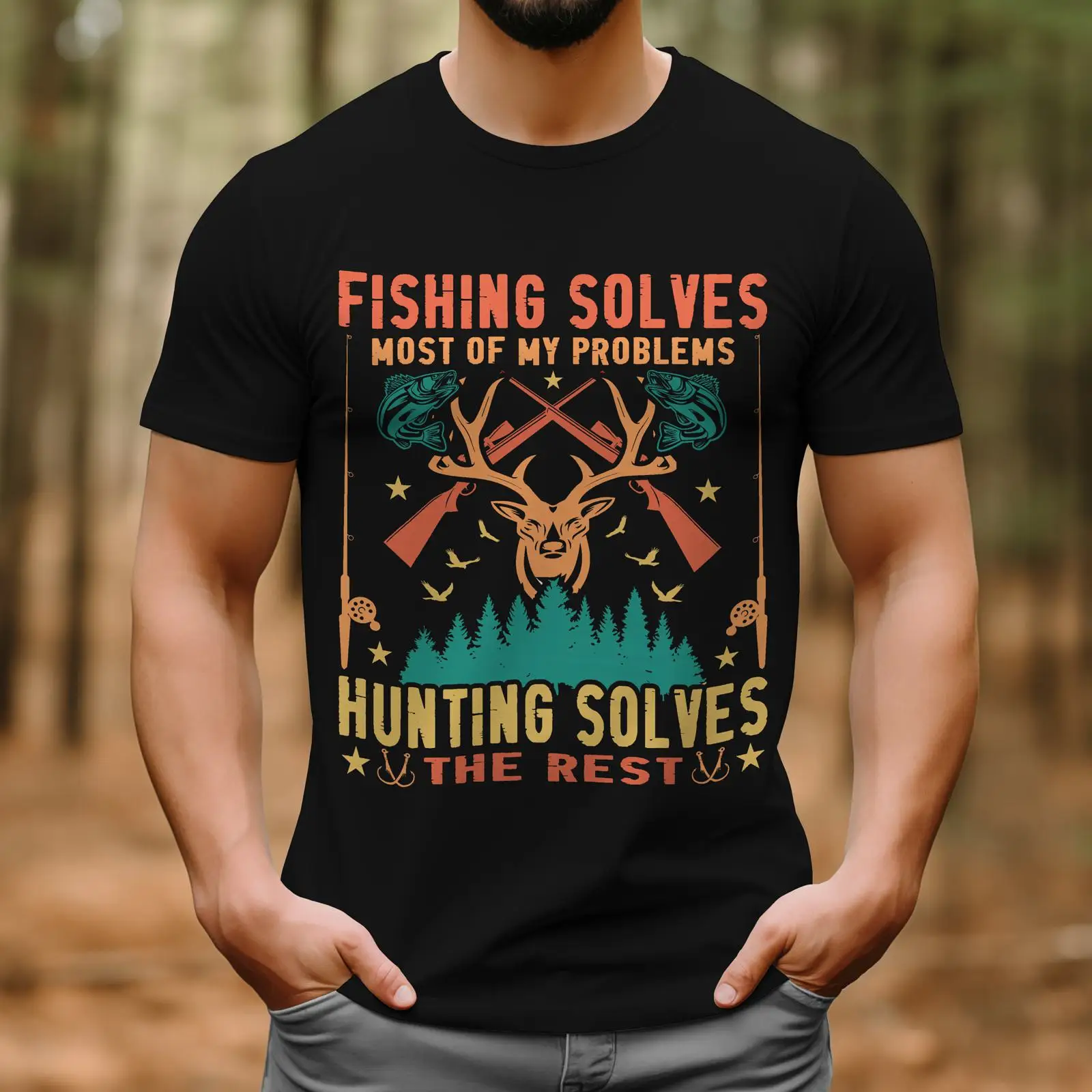 Fishing Hunting Funny Quote T  - Outdoor Hunting Quotes 评论和价格