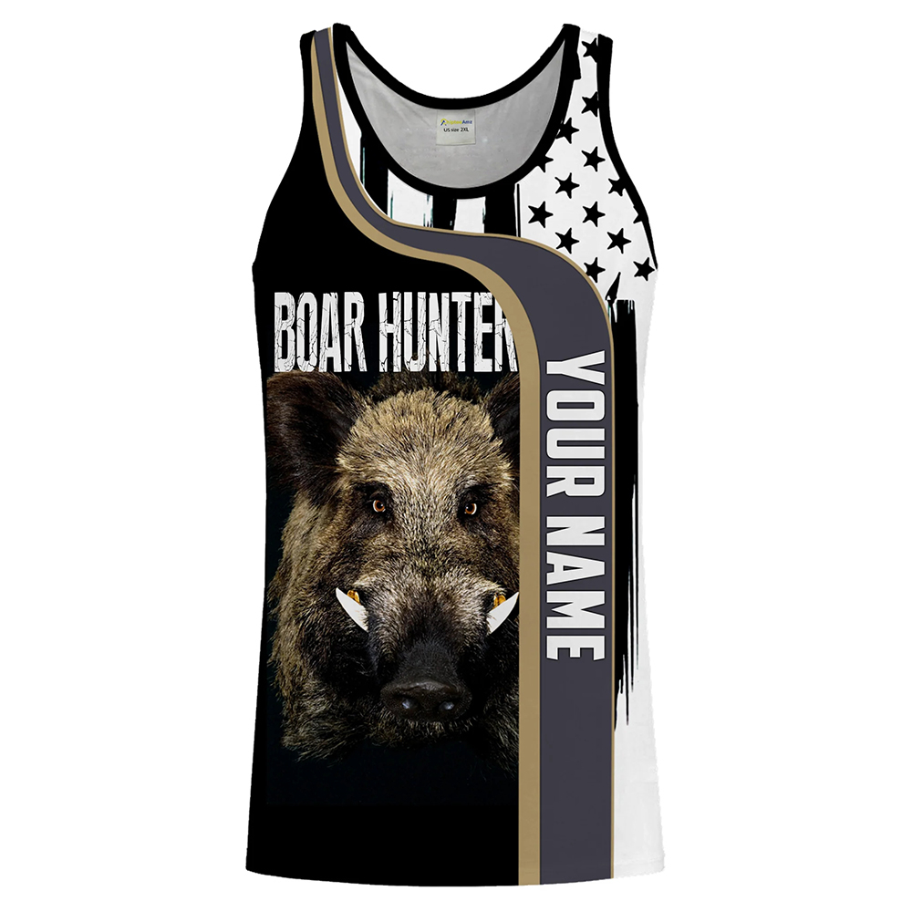 Custom Name Boar Hunter Tank T - Wildman Hunting & Outdoor Nelspruit 评论和价格