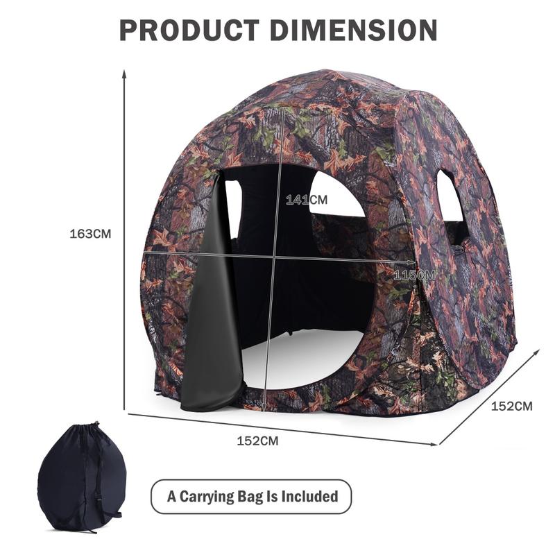 3 Person Pop Up Hunting Tent,  - Outdoor Hunting Bag 评论和价格