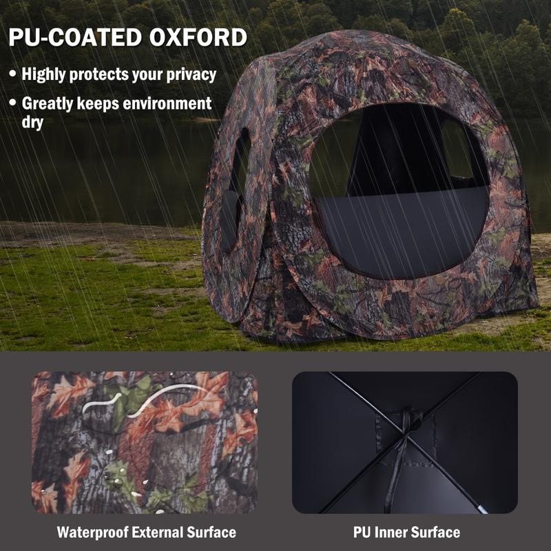 3 Person Pop Up Hunting Tent,  - Outdoor Hunting Bag 评论和价格