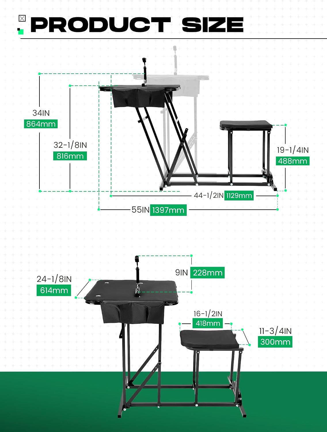Foldable Shooting Bench With A - Outdoor Hunting Table 评论和价格