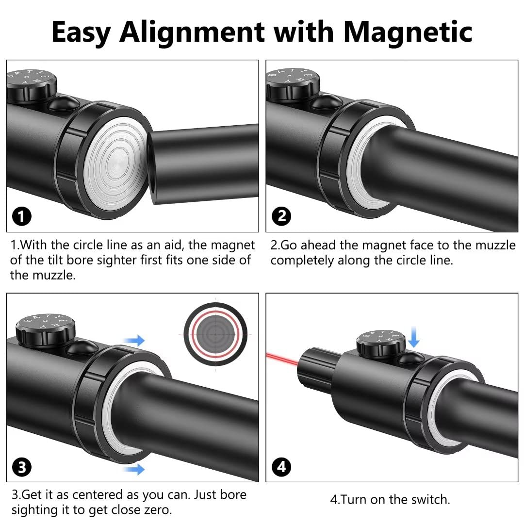 Magnetic Bore Sight Green Lase - Laser Boresighter Kit 评论和价格