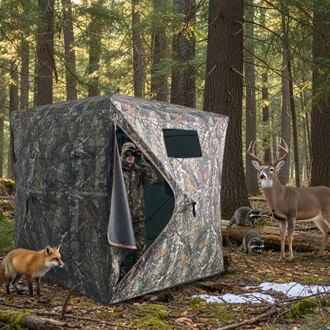 Camouflage Pop-Up Hunting Blin - Hunting & Outdoor Supplies 评论和价格