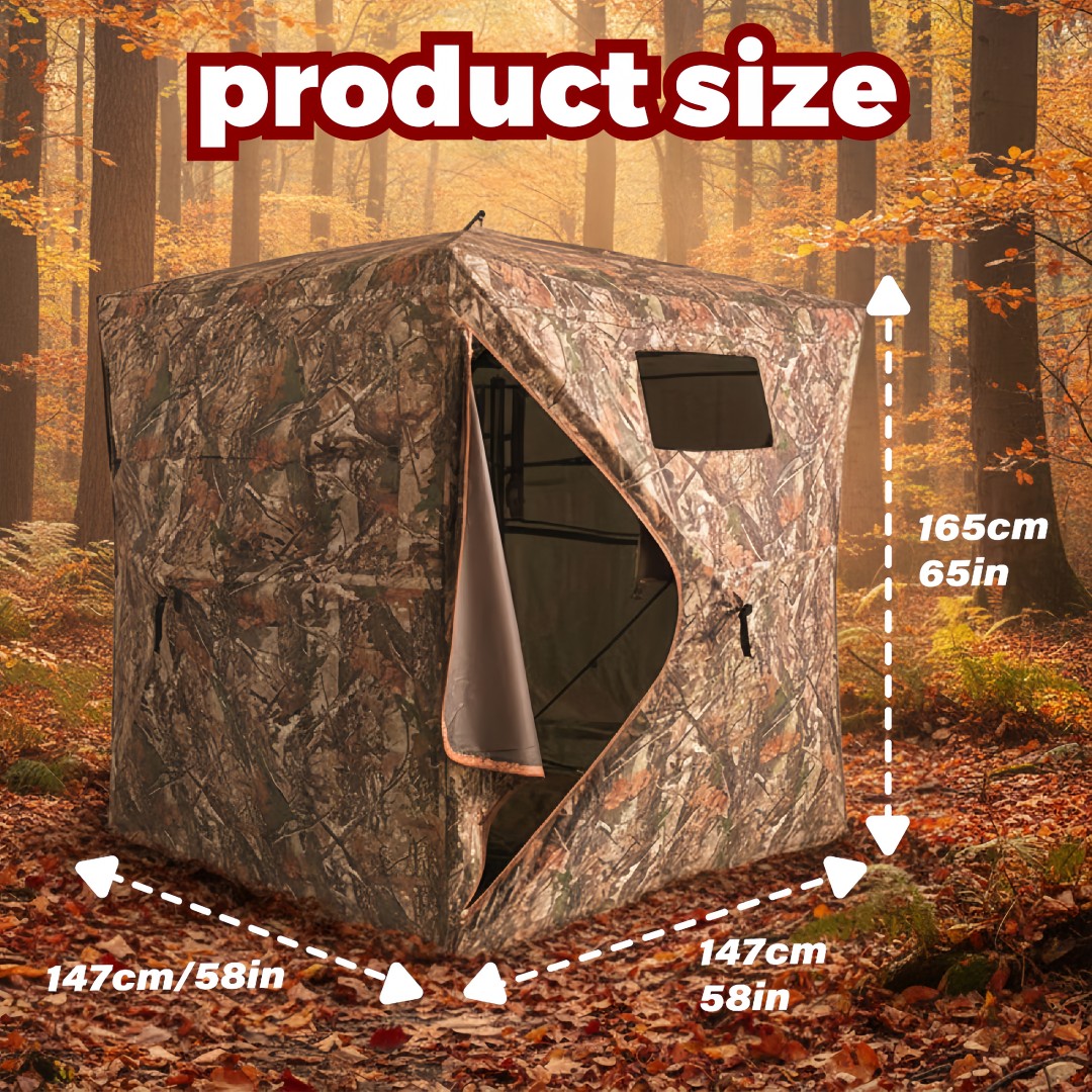 Camouflage Pop-Up Hunting Blin - Hunting & Outdoor Supplies 评论和价格