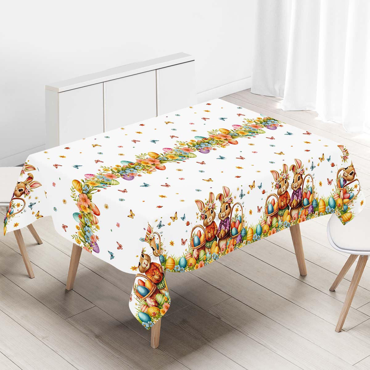 130*220cm Easter Cute Bunny Ta - Outdoor Hunting Table 评论和价格