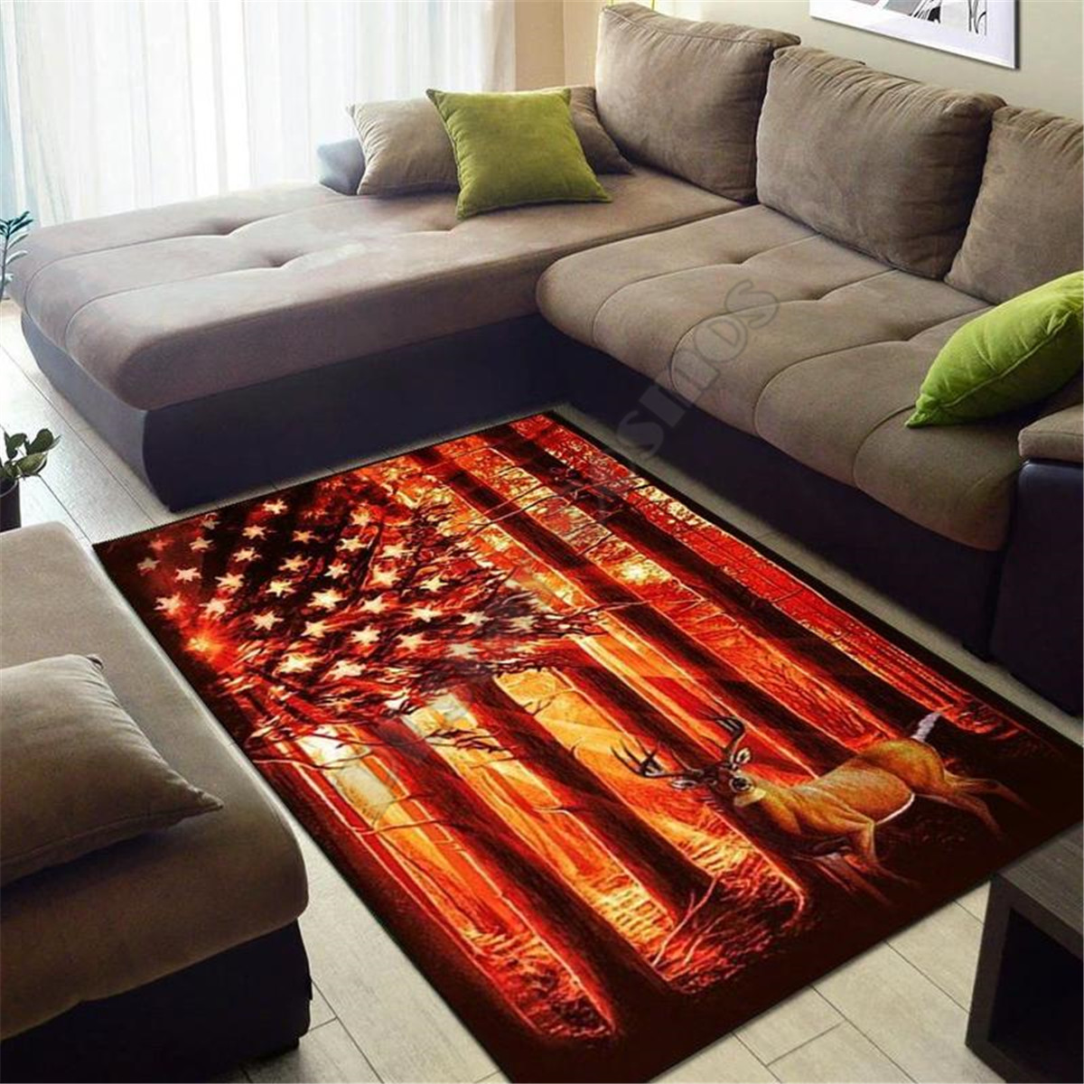 Deer Hunting Area Rug 3d print - Hunting Outdoor Rug 评论和价格