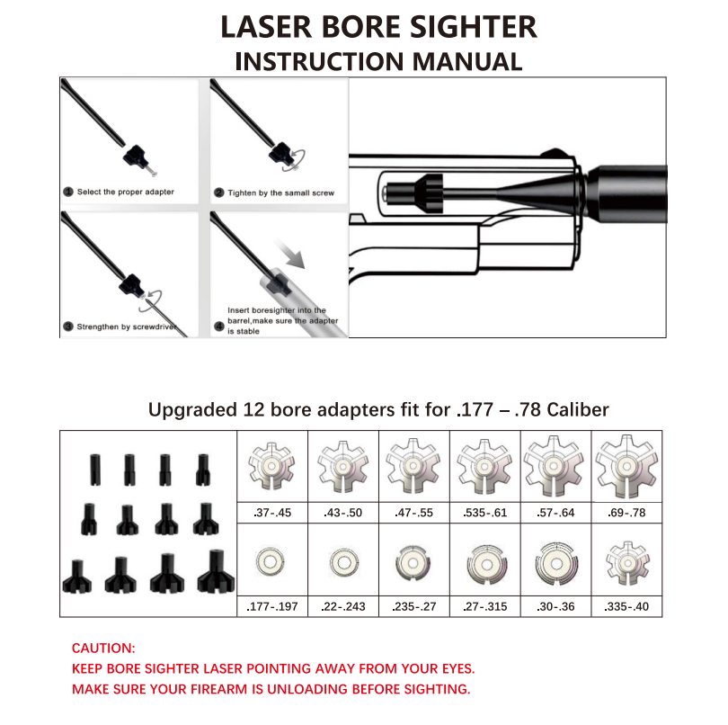 Tactical Laser Bore Sighter Ki - Laser Boresighter Kit 评论和价格